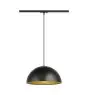 SLV Faretto a binario Luce Pendente Forchini M 40 1-Fase Acciaio Nero | Adatto per 1x E27 